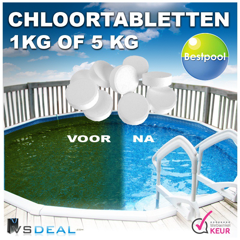 vsdeal.com - Bestpool Chloortabletten voor uw zwembad of Spa OP=OP vsdeal.com - Bestpool Chloortabletten voor uw zwembad of Spa OP=OP