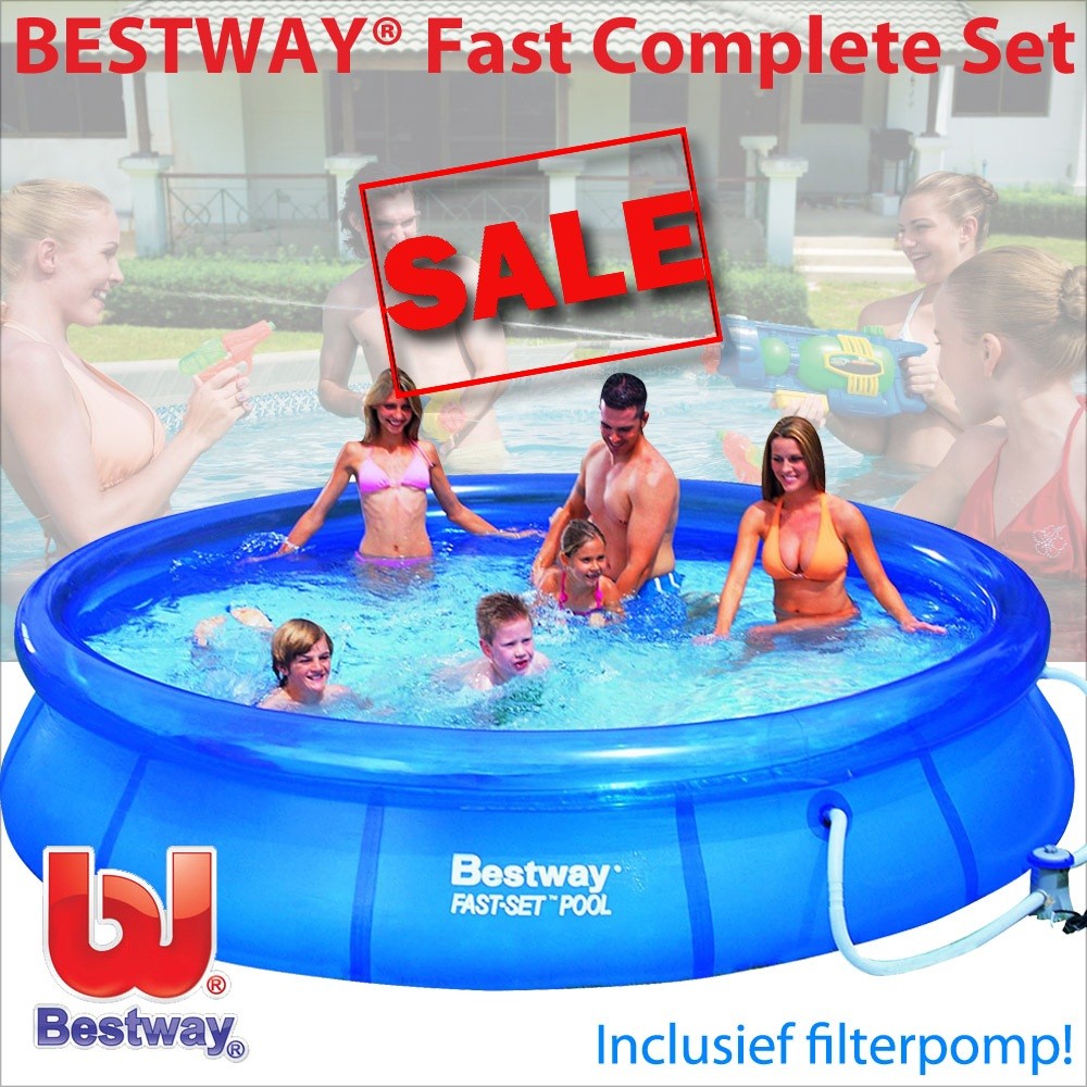 vsdeal.com - BESTWAY® Fast Complete Set! Nieuwe Collectie Keuze uit 4 maten OP=OP vsdeal.com - BESTWAY® Fast Complete Set! Nieuwe Collectie Keuze uit 4 maten OP=OP