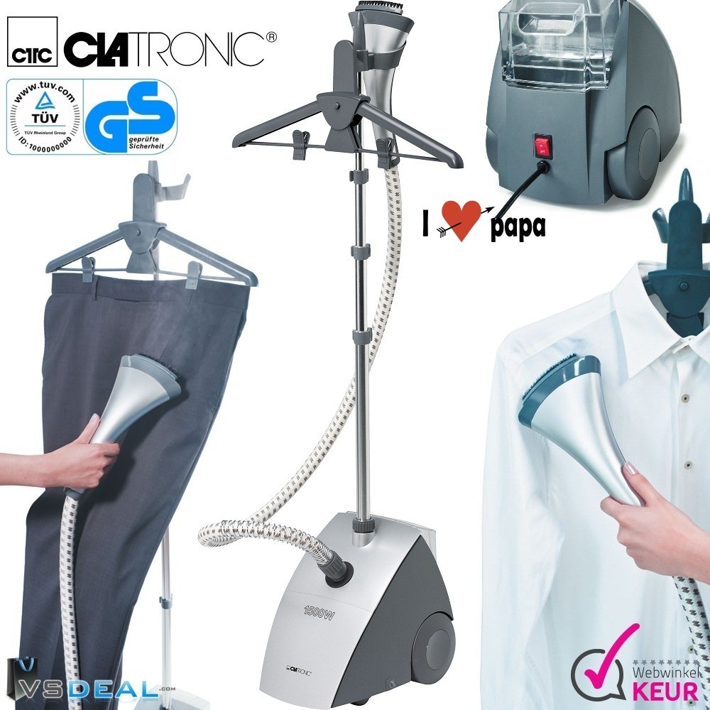 vsdeal.com - Clatronic Textiel Stoomreiniger OP=OP VaderdagTip vsdeal.com - Clatronic Textiel Stoomreiniger OP=OP VaderdagTip