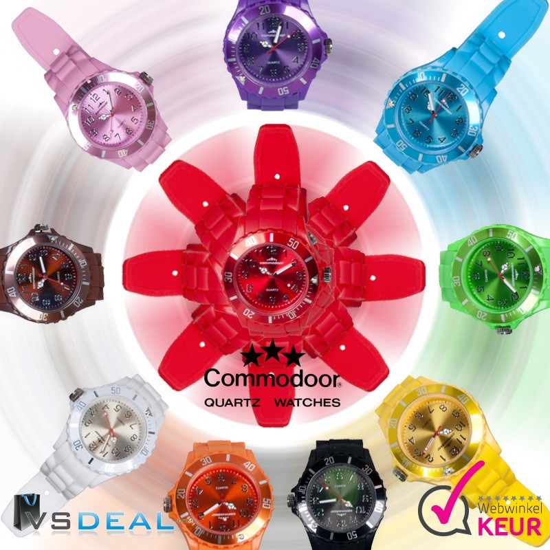 vsdeal.com - Commodoor Trendy Silicone Watch voor Hem & Haar vsdeal.com - Commodoor Trendy Silicone Watch voor Hem & Haar
