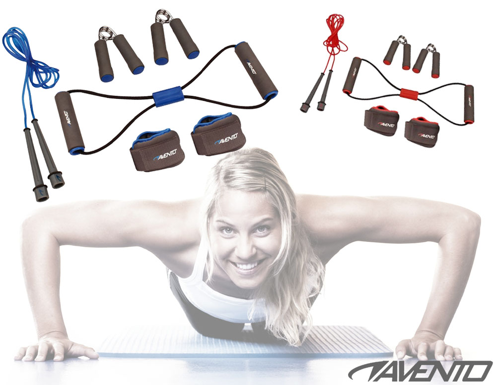 vsdeal.com - Complete 6-delige Avento Fitness / Trainingsset vsdeal.com - Complete 6-delige Avento Fitness / Trainingsset