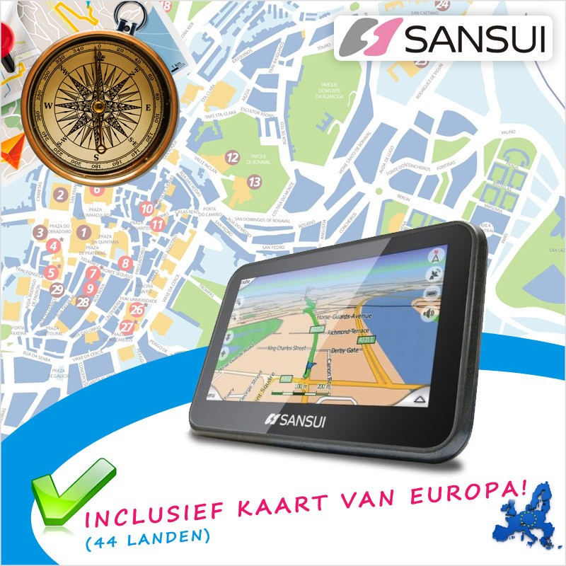 vsdeal.com - Complete Sansui GPS43 Navigatiesysteem vsdeal.com - Complete Sansui GPS43 Navigatiesysteem