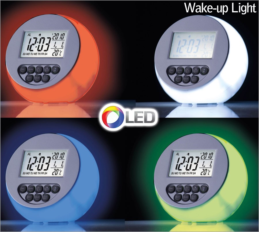 vsdeal.com - Design Wake Up Light 4 wisselende kleuren
