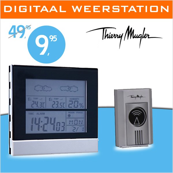 vsdeal.com - Design weerstation van Thierry Mugler vsdeal.com - Design weerstation van Thierry Mugler