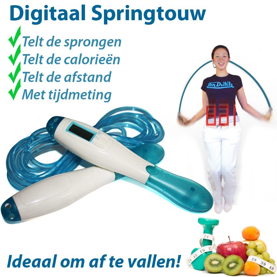 vsdeal.com - Digitale Jump Rope met LCD Scherm. Uitdagend en ideaal om af te vallen ... vsdeal.com - Digitale Jump Rope met LCD Scherm. Uitdagend en ideaal om af te vallen ...