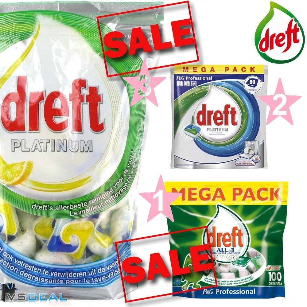 vsdeal.com - Dreft Vaatwastabletten MEGADEAL OP=OP