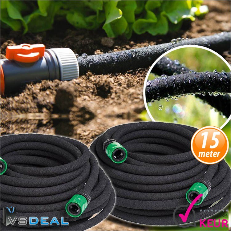 vsdeal.com - Druppelslang met Snelkoppeling ideaal voor uw droge tuin vsdeal.com - Druppelslang met Snelkoppeling ideaal voor uw droge tuin