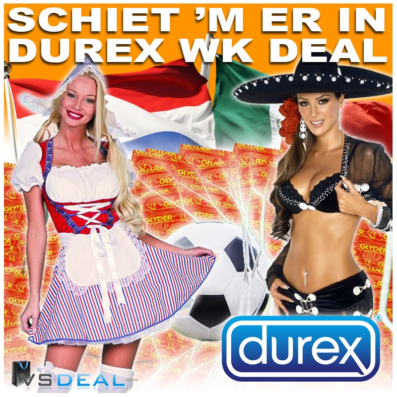 vsdeal.com - Durex Oranje WK Actie 20 Condooms OP=OP