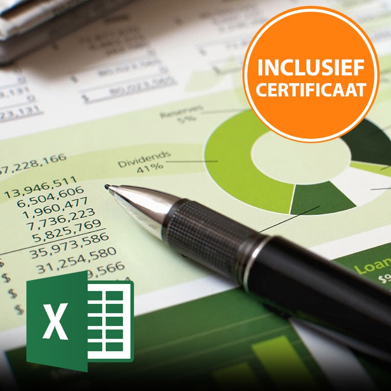 vsdeal.com - E-Learning Cursus: werken met Excel inclusief examen en certificaat!