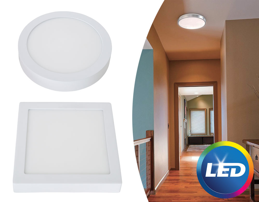 vsdeal.com - Energiezuinige LED Plafondlamp (rond of vierkant) vsdeal.com - Energiezuinige LED Plafondlamp (rond of vierkant)