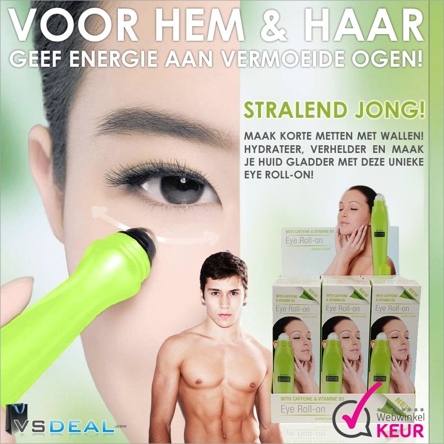 vsdeal.com - EUROKNALLER Eye Roll-On. Maak korte metten met wallen! vsdeal.com - EUROKNALLER Eye Roll-On. Maak korte metten met wallen!