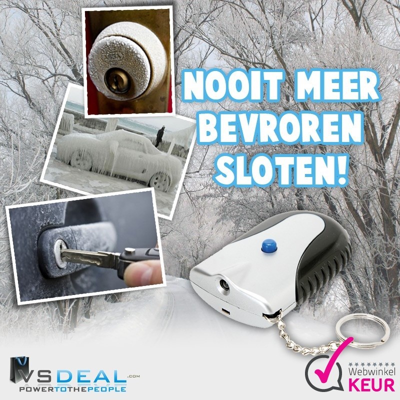 vsdeal.com - Euroknaller Lock De-Icer Slotontdooier Nieuw in Nederland OP=OP