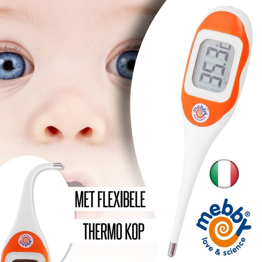 vsdeal.com - EUROKNALLER Mebby Flexo Maxi digitale thermometer met LCD-scherm OP=OP