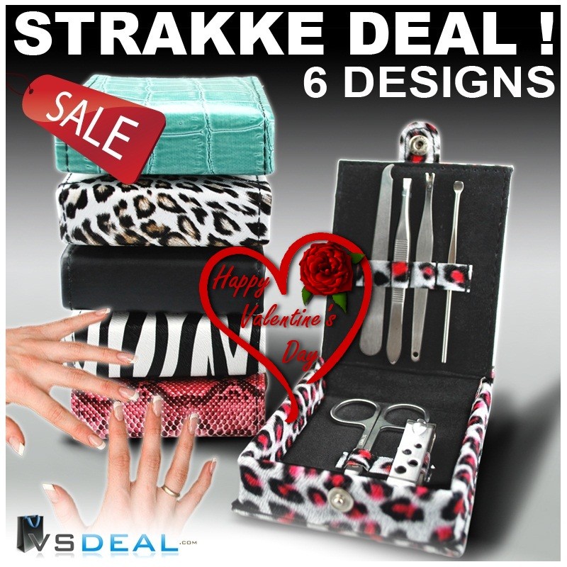 vsdeal.com - EUROKNALLER Professionele 6-delige Nagelverzorgings set. Inclusief Trendy etui OP=OP