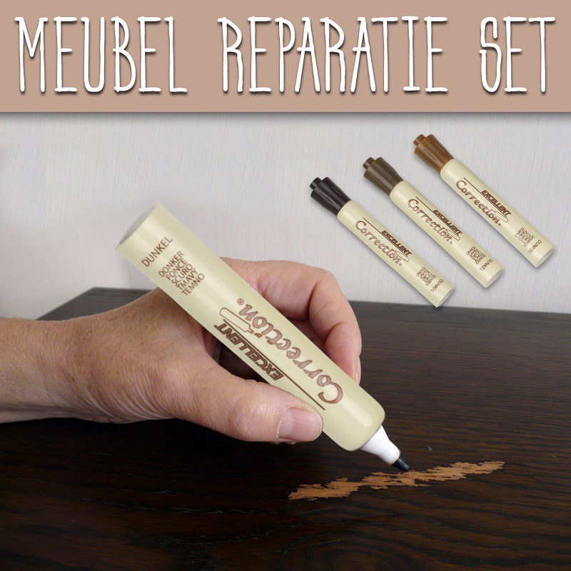 vsdeal.com - Euroknaller! Set van 3 Meubel Reparatie Stiften in 3 kleuren