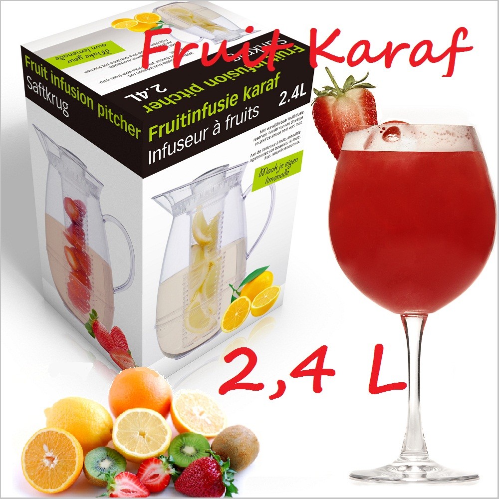 vsdeal.com - Fruit Infusie 2.4 Liter. Maak je eigen Verse Limonade of Sangria!
