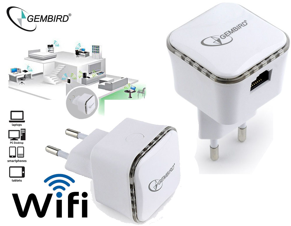 vsdeal.com - Gembird 300Mbps WiFi Repeater 2017 Model