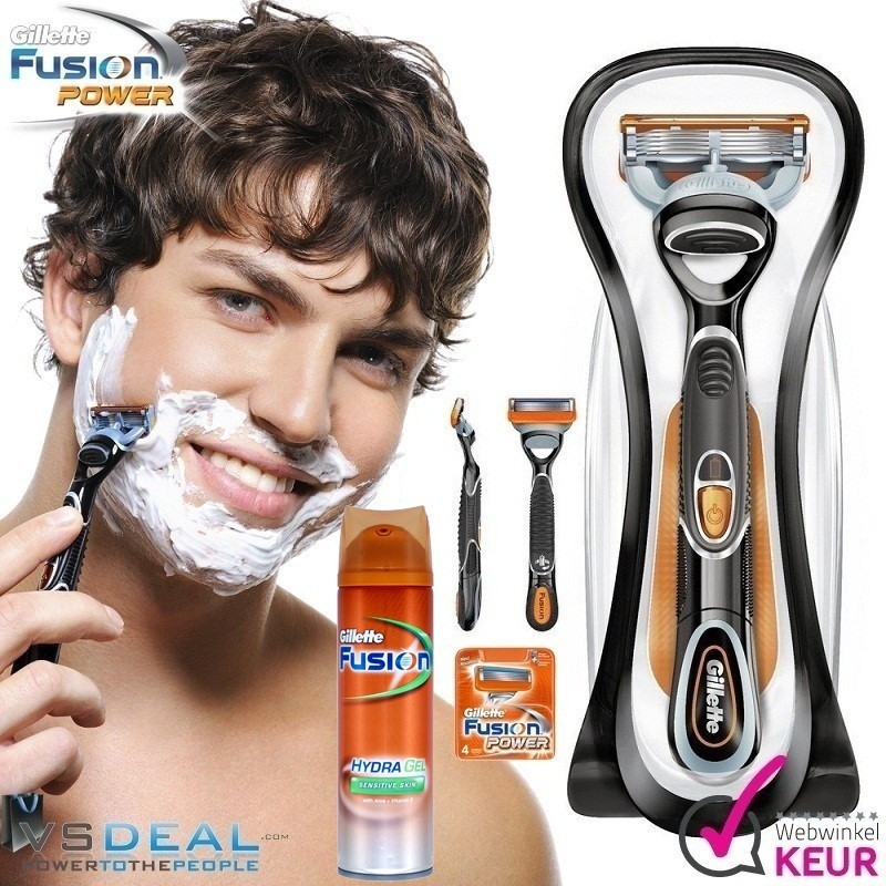 vsdeal.com - Gillette Fusion Power Stealth Scheerapparaat + Batterij vsdeal.com - Gillette Fusion Power Stealth Scheerapparaat + Batterij
