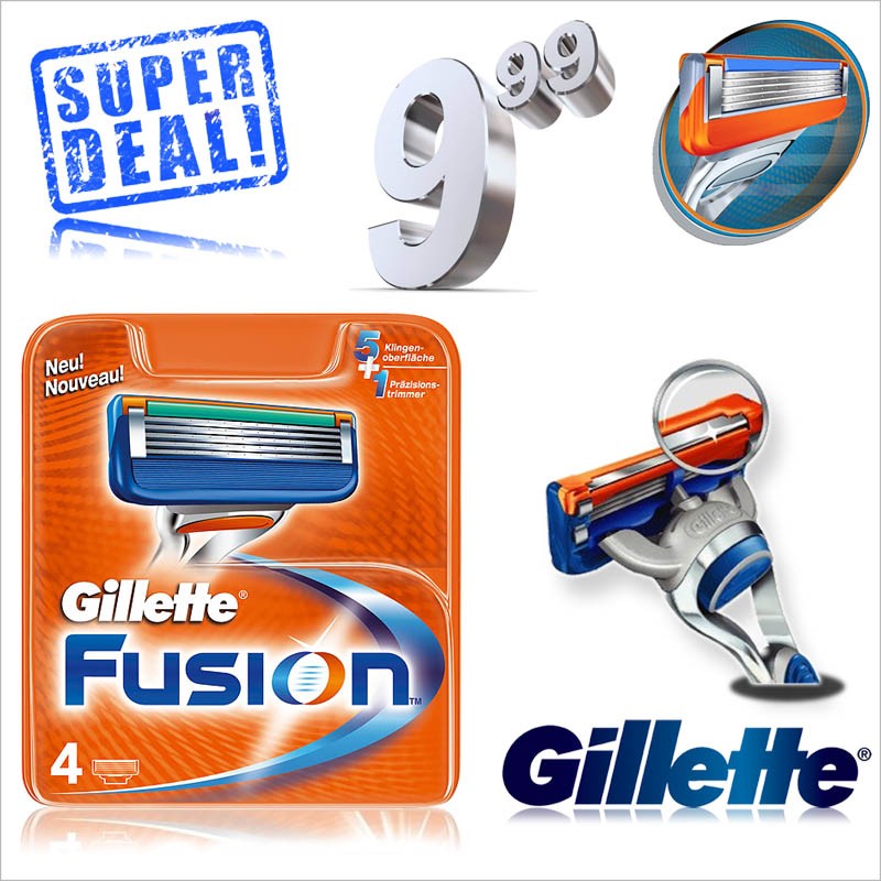 vsdeal.com - Gillette Fusion Scheermesjes vsdeal.com - Gillette Fusion Scheermesjes