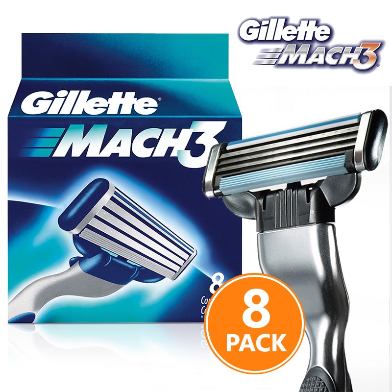 vsdeal.com - Gillette Mach3 8 Scheermesjes vsdeal.com - Gillette Mach3 8 Scheermesjes