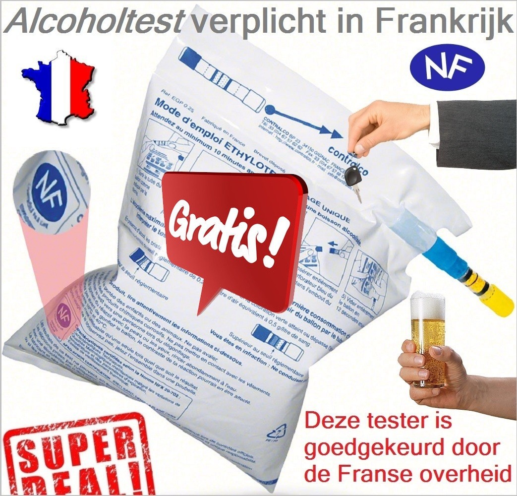 vsdeal.com - GRATIS NF-gekeurde Alcoholtest OP=OP