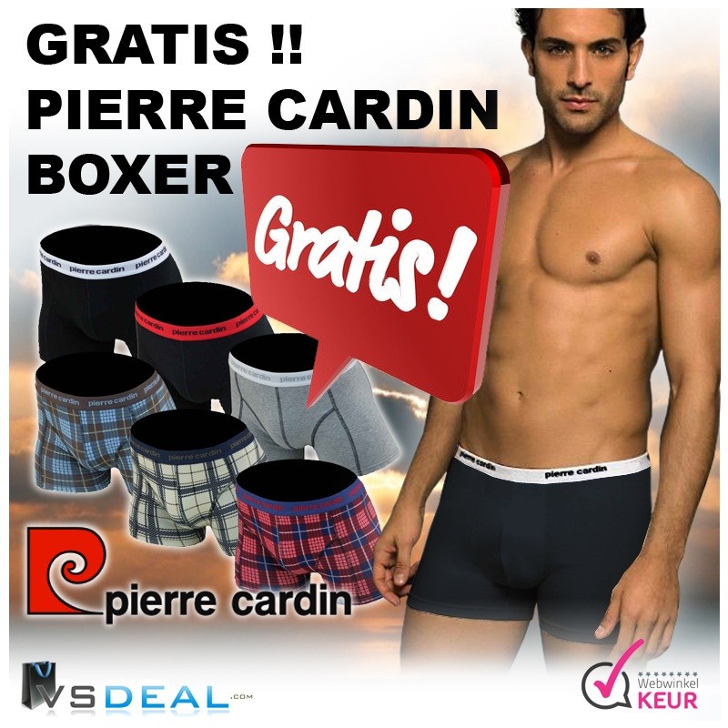 vsdeal.com - Gratis Pierre Cardin boxershort OP=Pech