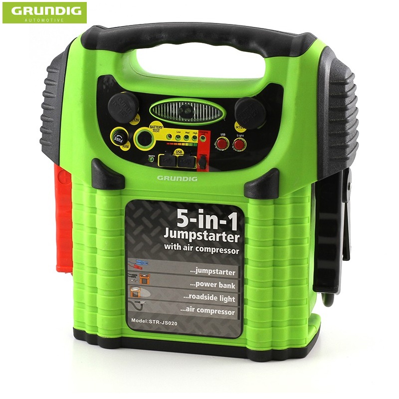 vsdeal.com - Grundig 5-in-1 Jumpstarter met luchtcompressor vsdeal.com - Grundig 5-in-1 Jumpstarter met luchtcompressor