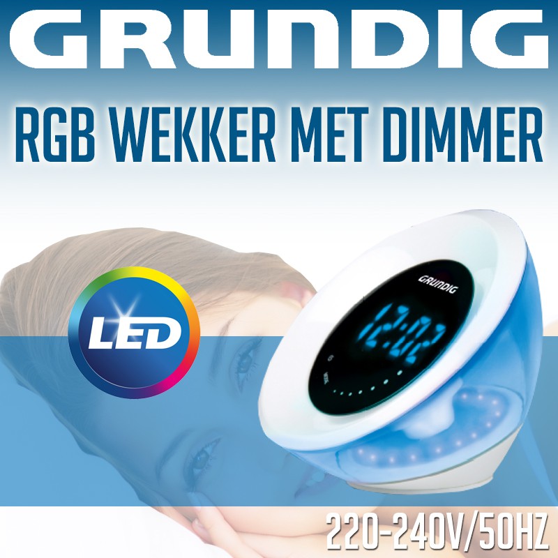 vsdeal.com - Grundig RGB Wekker Met Dimmer vsdeal.com - Grundig RGB Wekker Met Dimmer