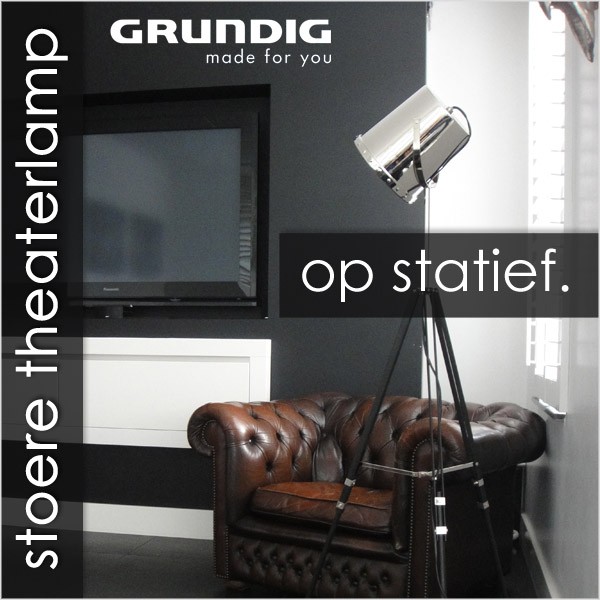 vsdeal.com - Grundig Stoere Theaterlamp op statief vsdeal.com - Grundig Stoere Theaterlamp op statief