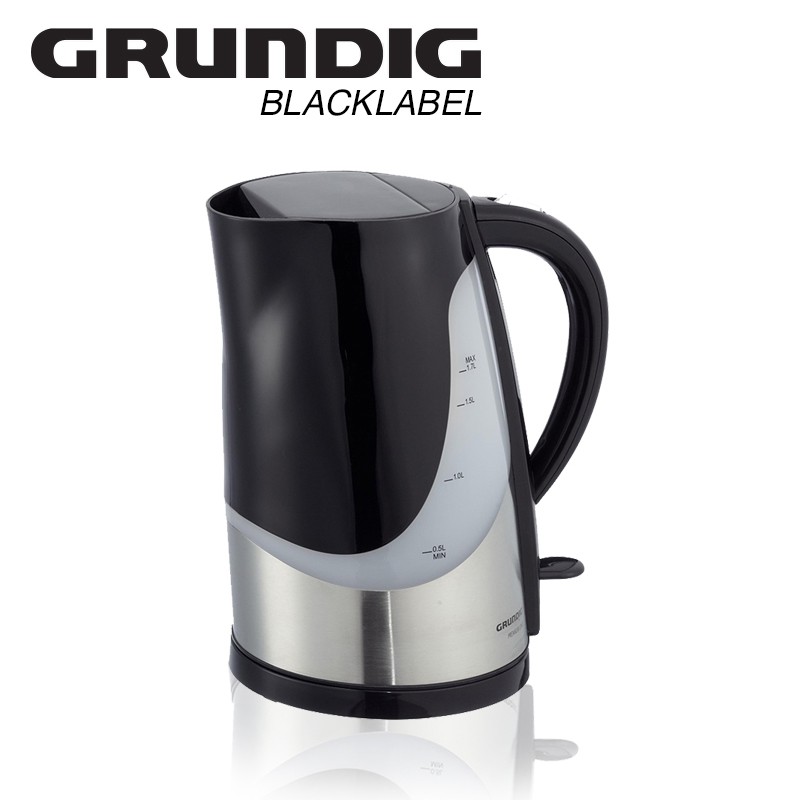 vsdeal.com - Grundig Waterkoker Premium Blackline | 3000 Watt, 1,7L | OP=OP