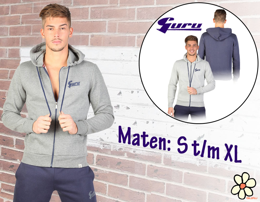 vsdeal.com - Guru Heren Fleece Vest met Capuchon - 3 Kleuren