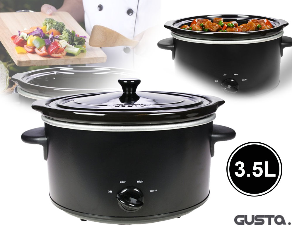 vsdeal.com - Gusta 3.5L Slow Cooker