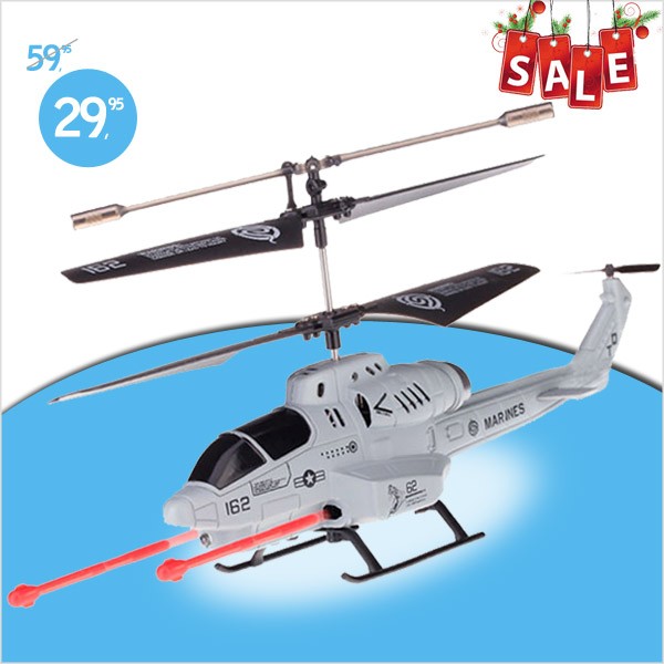 vsdeal.com - Gyro Stealth Flyer R/C Heli met raketten! vsdeal.com - Gyro Stealth Flyer R/C Heli met raketten!