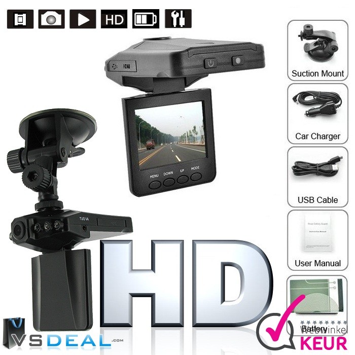 vsdeal.com - HD DVR dashboard camera’s voor in de auto