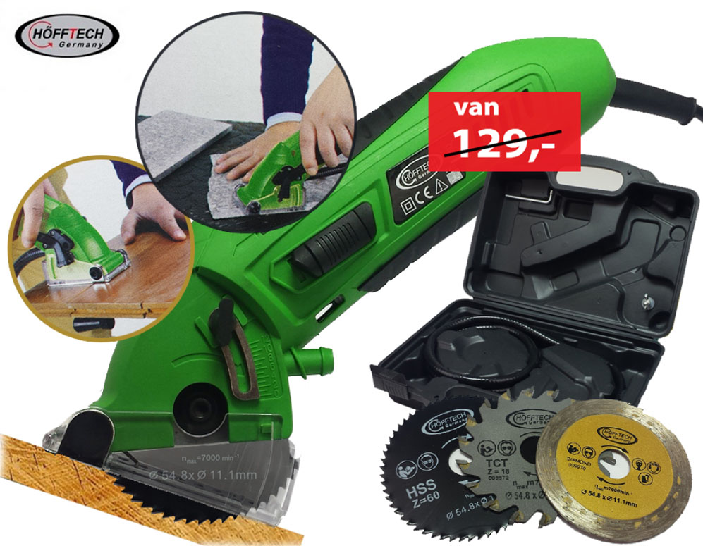 vsdeal.com - Hofftech Cirkelzaag 400W inclusief stof afzuig systeem vsdeal.com - Hofftech Cirkelzaag 400W inclusief stof afzuig systeem