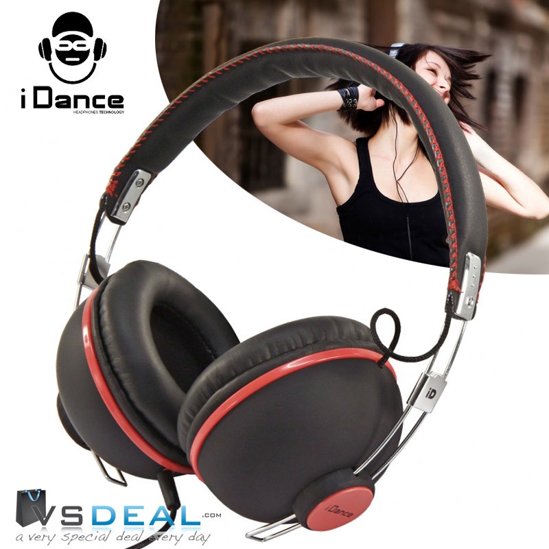 vsdeal.com - i-Dance Hipster Headphone - Zwart