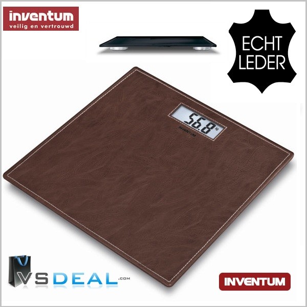 vsdeal.com - Inventum Lederen Super Platte Weegschaal OP=OP