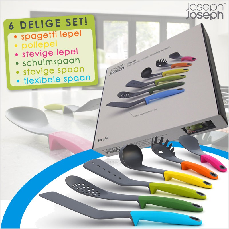 vsdeal.com - Joseph Joseph Kookgerei set Elevate 6-delig (tip) vsdeal.com - Joseph Joseph Kookgerei set Elevate 6-delig (tip)