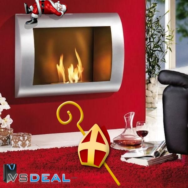 vsdeal.com - Kamin Maxx Zilver Wandsfeerhaard