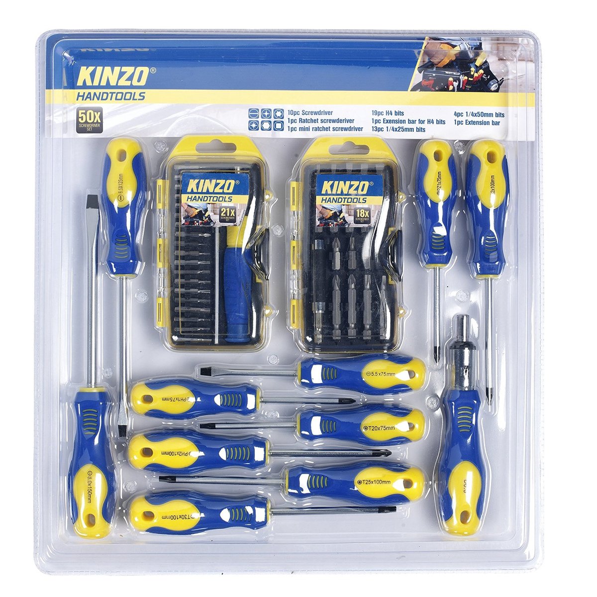 vsdeal.com - Kinzo 50-delige Schroevendraaierset vsdeal.com - Kinzo 50-delige Schroevendraaierset
