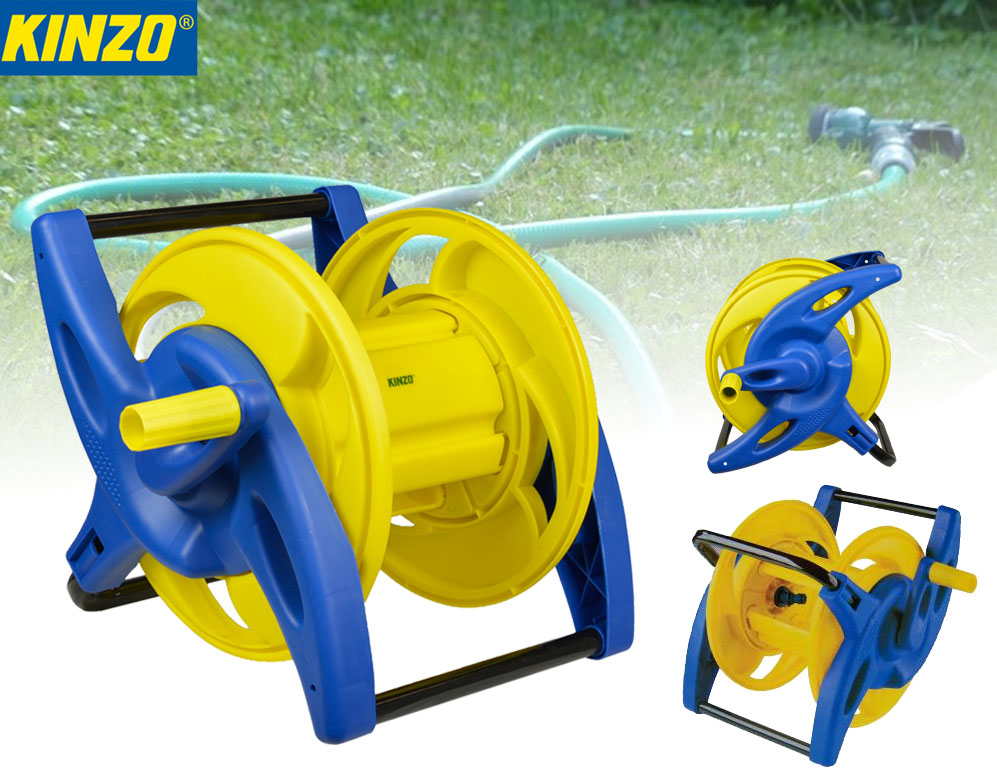 vsdeal.com - Kinzo Draagbare Haspel voor 25m Tuinslang vsdeal.com - Kinzo Draagbare Haspel voor 25m Tuinslang