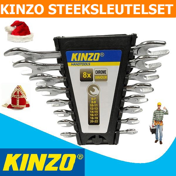 vsdeal.com - Kinzo® Steeksleutelset 8 delig vsdeal.com - Kinzo® Steeksleutelset 8 delig