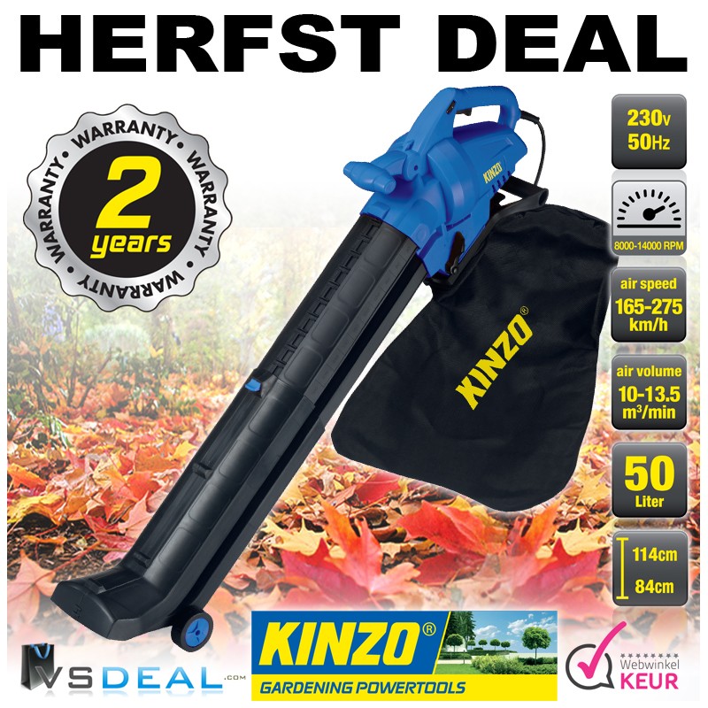 vsdeal.com - Kinzo tuinblazer 3 in 1 keuze uit 2 modellen OP=OP vsdeal.com - Kinzo tuinblazer 3 in 1 keuze uit 2 modellen OP=OP