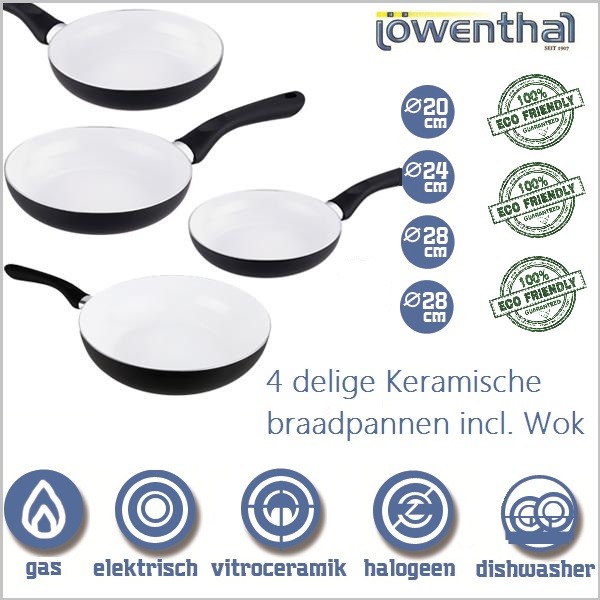 vsdeal.com - Löwenthal 4 delige Keramische Pannenset OP=OP vsdeal.com - Löwenthal 4 delige Keramische Pannenset OP=OP