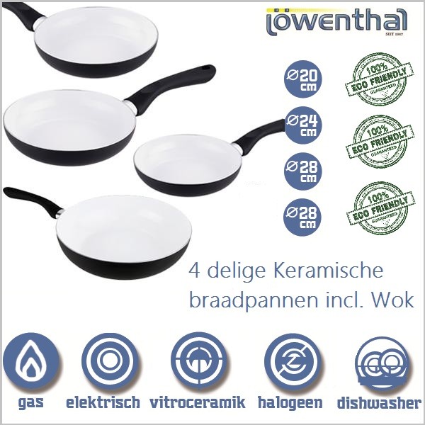 vsdeal.com - Löwenthal 4 delige Keramische Pannenset OP=OP