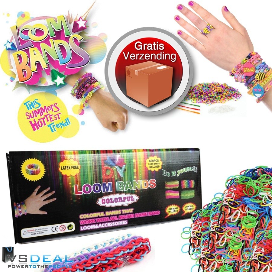 vsdeal.com - Loom Bands Starterskit  GRATIS VERZENDING OP=OP