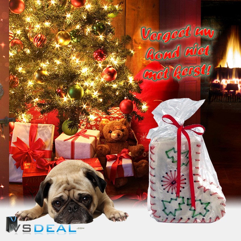 vsdeal.com - Luxe Kerstpakket voor uw Hond OP=OP