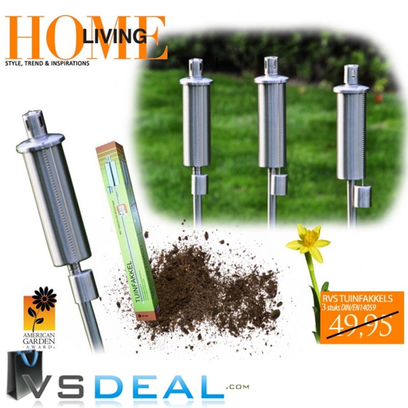 vsdeal.com - Luxe RVS Tuinfakkels (3 stuks) vsdeal.com - Luxe RVS Tuinfakkels (3 stuks)