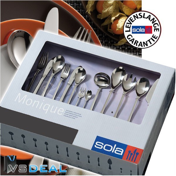 vsdeal.com - Luxe Sola bestekset voor 9 personen (90 delig) OP=OP vsdeal.com - Luxe Sola bestekset voor 9 personen (90 delig) OP=OP