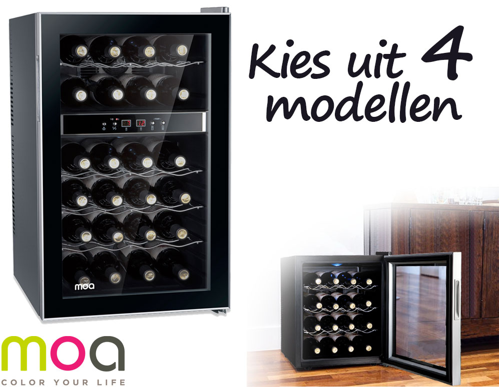 vsdeal.com - MOA Design Wijnkoelkast - Kies uit 4 Modellen